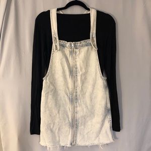 Overall Denim Dress